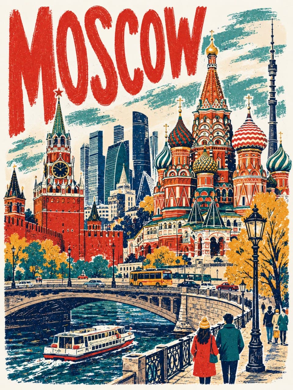 Яркие постеры в ChatGPT