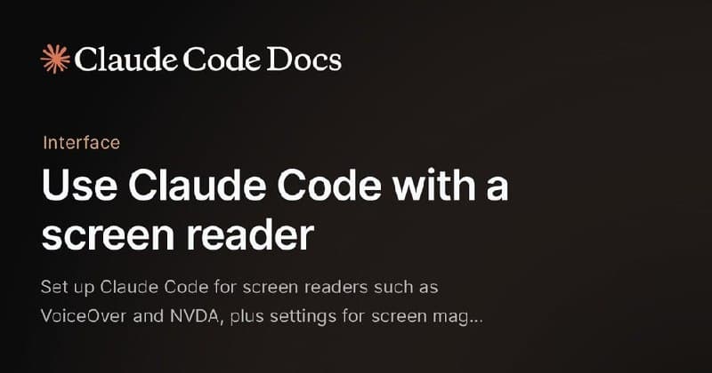 Anthropic добавила в Claude Code режим для работы со скринридерами