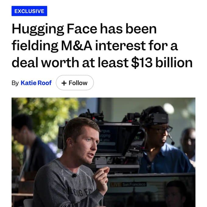 Nvidia договорилась купить Hugging Face за $12,9 млрд
