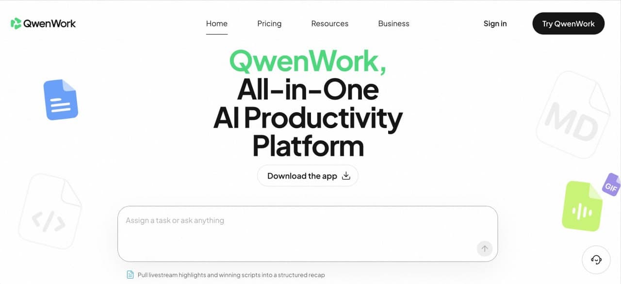 Alibaba запустила QwenWork, своего универсального ИИ-сотрудника