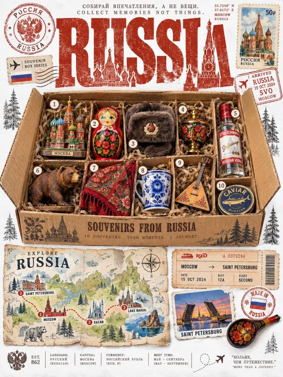 Винтажный туристический постер городов— текстовый промпт — результат промпта, вариант 1