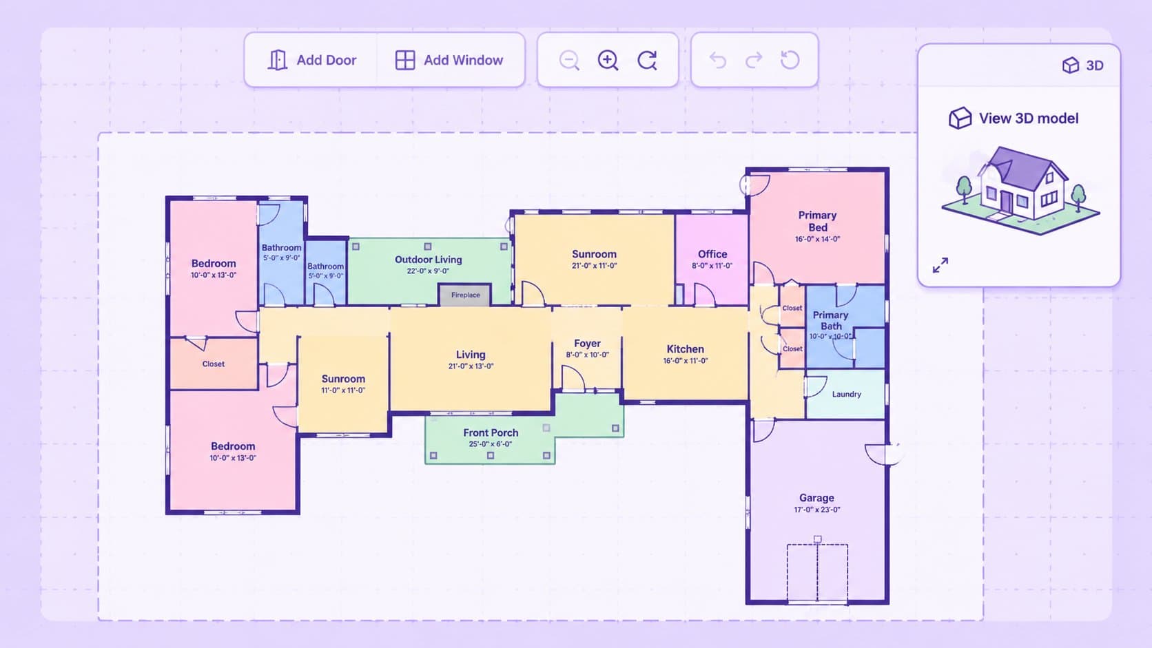 Drafted позволяет спроектировать дом в 3D