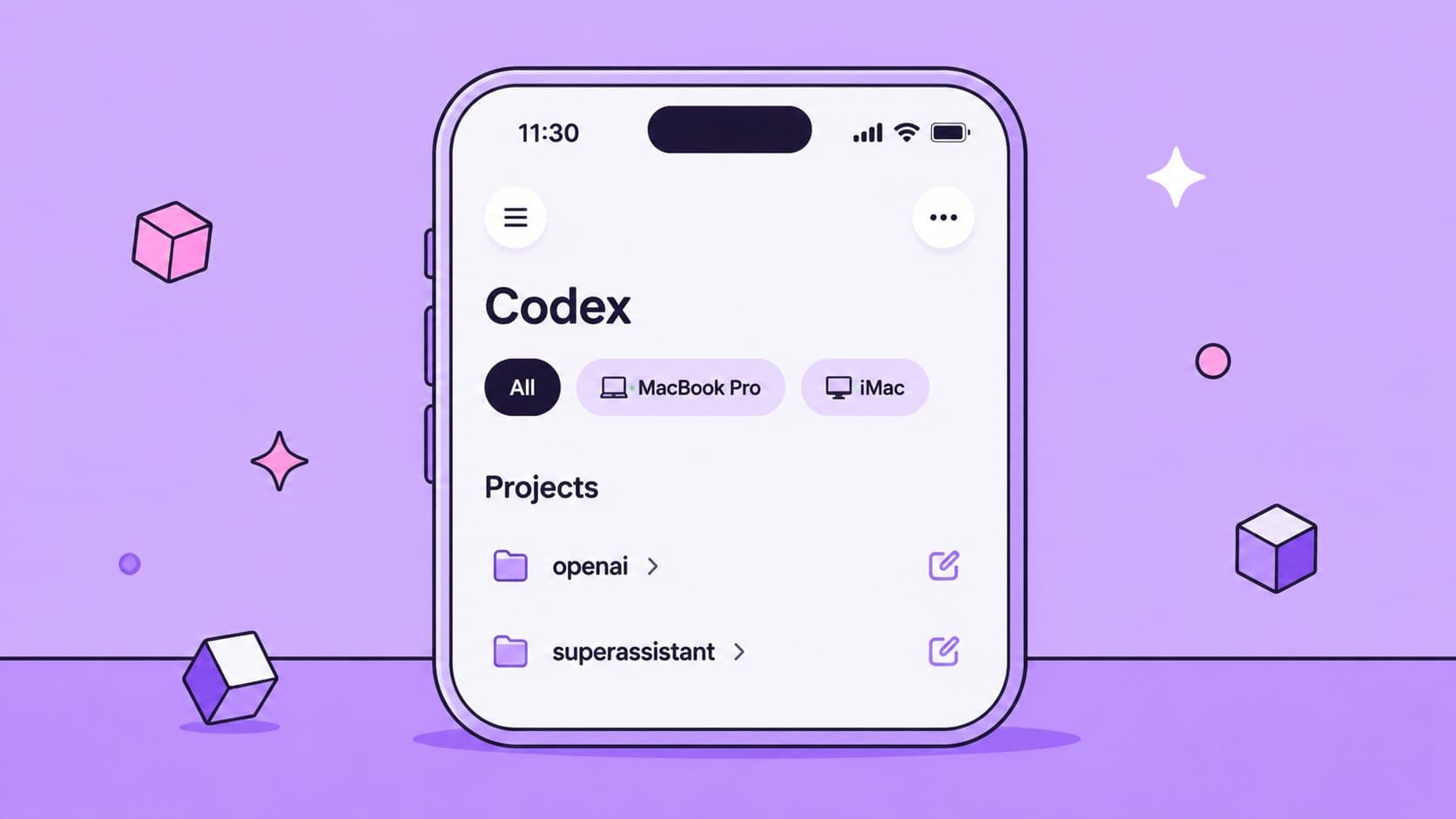 OpenAI Codex теперь работает с телефона: запустил задачу на ноутбуке, следишь со смартфона