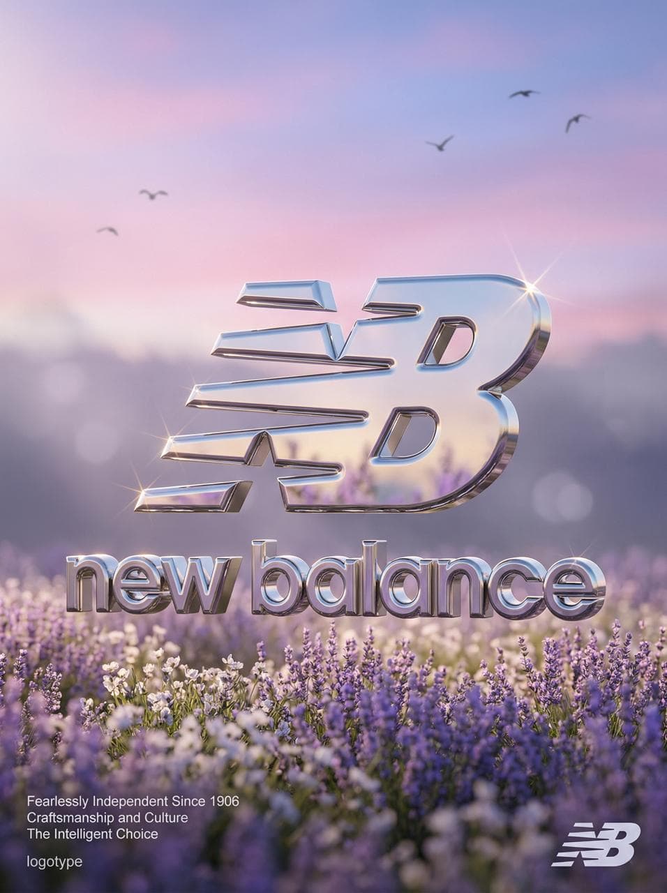 3D металлический логотип — промпт Nano Banana