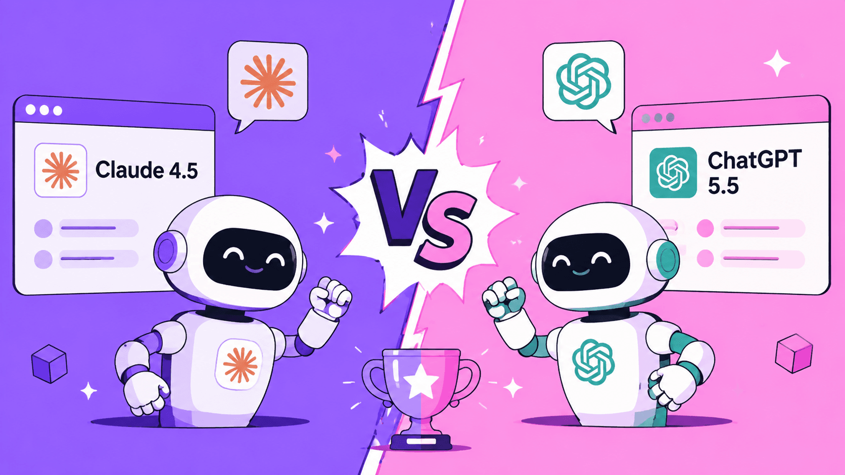 Claude 4.5 vs ChatGPT-5.5: честное сравнение для работы и бизнеса