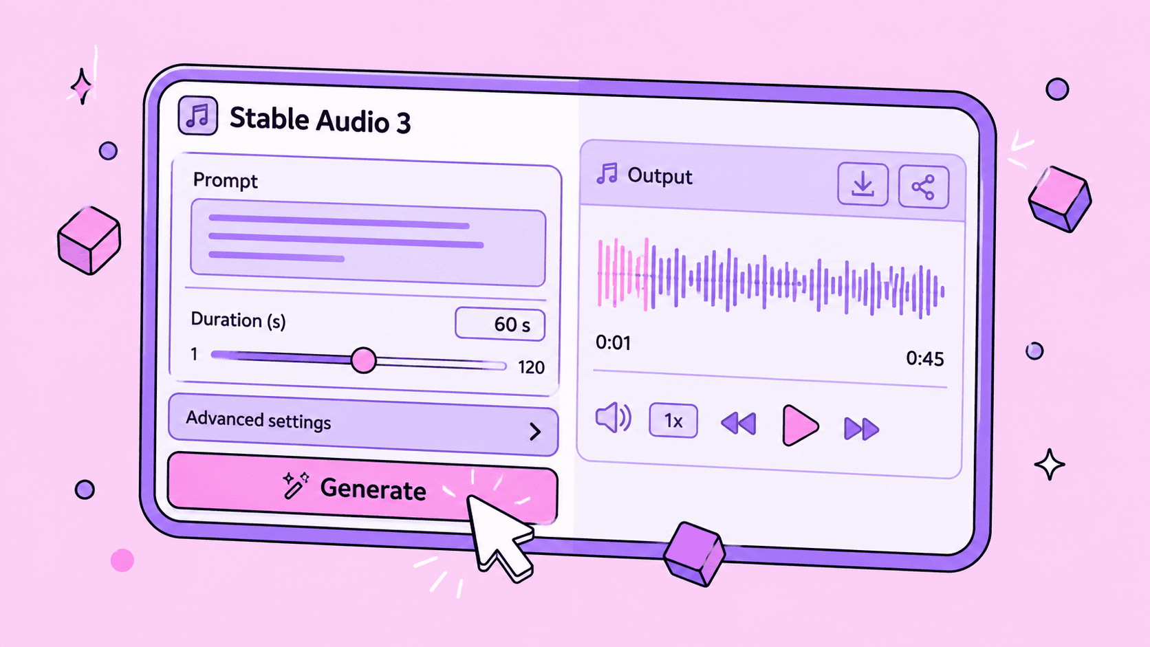 Stable Audio 3.0 генерирует треки до 6 минут прямо на процессоре