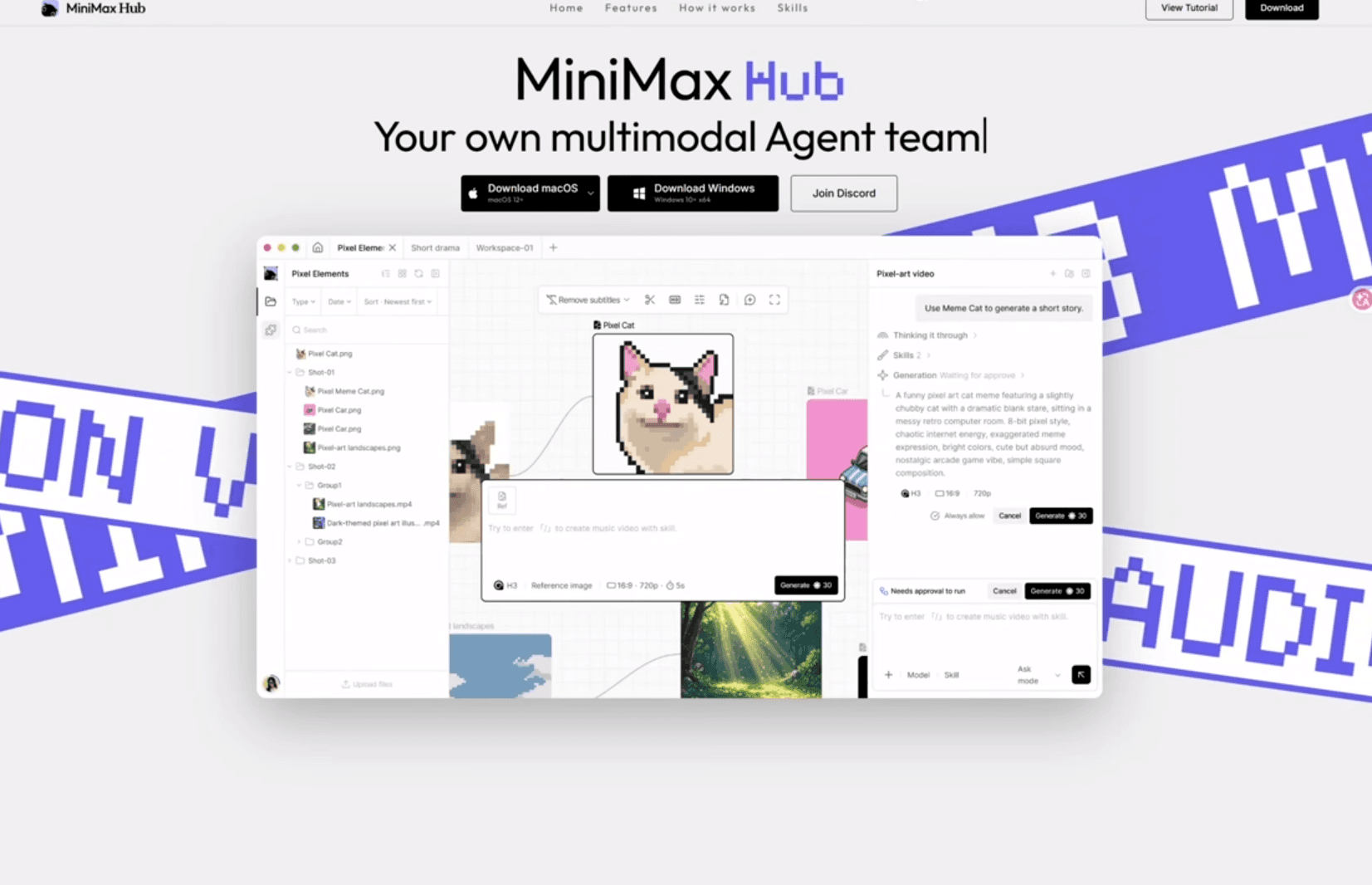 MiniMax запустила Hub, локальную рабочую станцию, где ИИ агенты делают за вас творческую работу