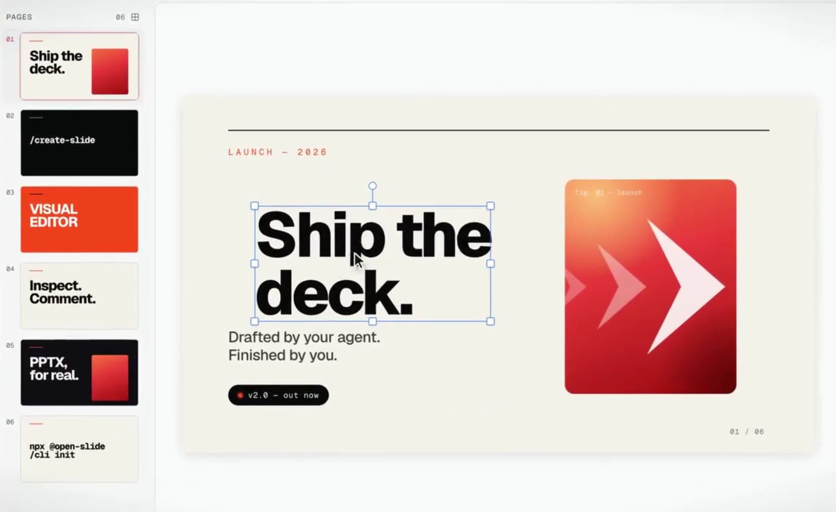 Open-slide 2.0 создаёт редактируемые презентации с ИИ-агентами и экспортом в PowerPoint