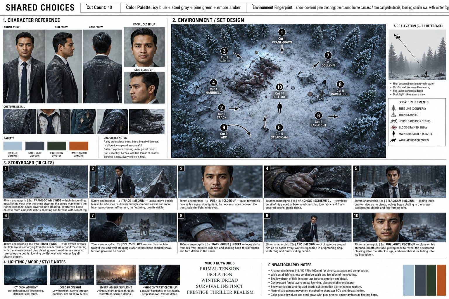 Сценарный план зимнего триллера — промпт GPT-Image