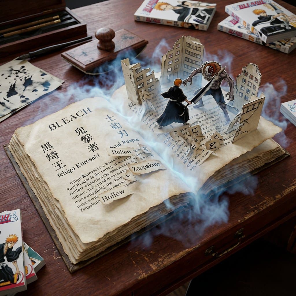 3D книга с буквами и текстурой — результат промпта, вариант 1
