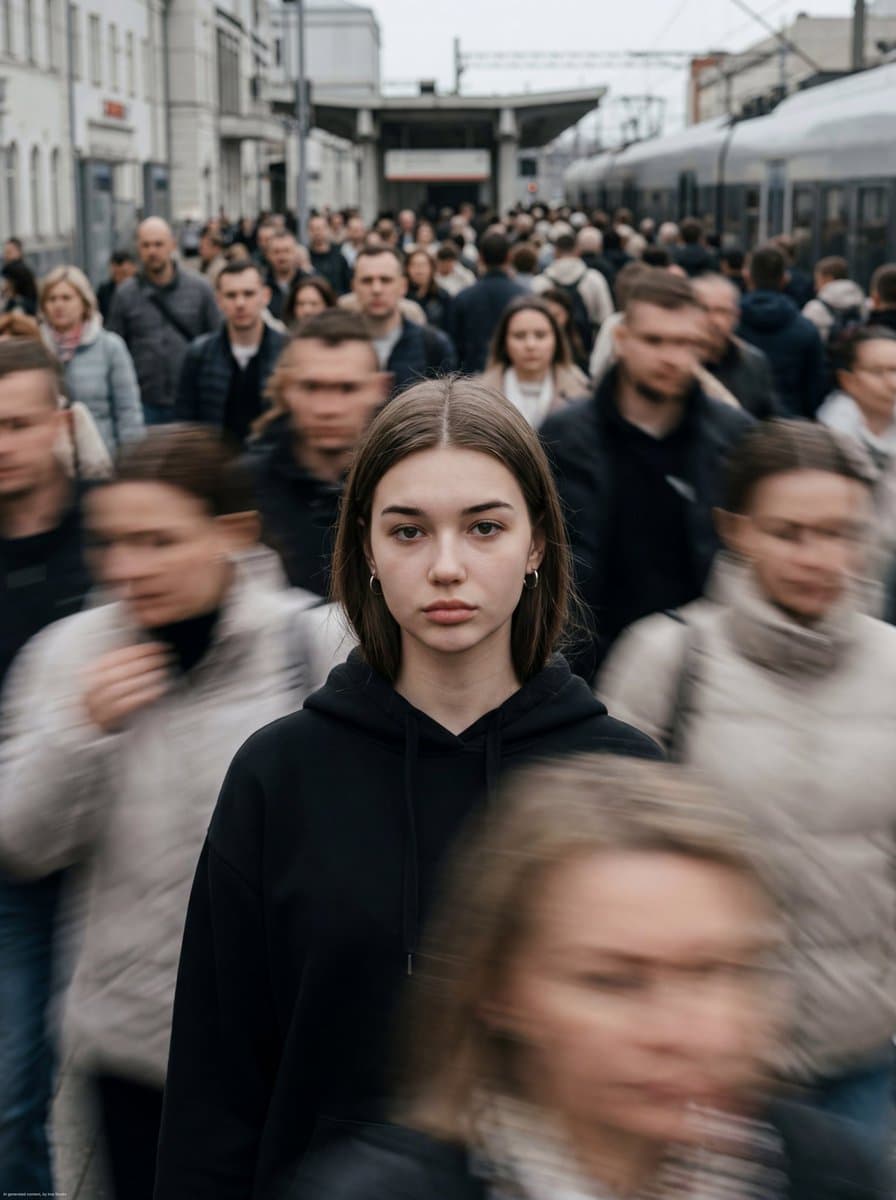 Кинематографическая фотография с размытиями — результат промпта