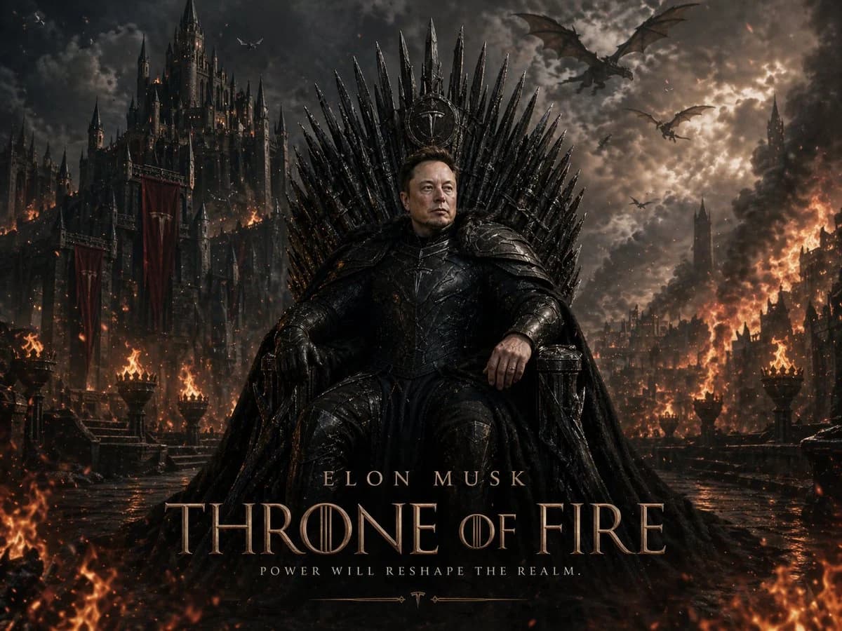 Постер научно-фантастического фильма о ИИ — результат промпта, вариант 1