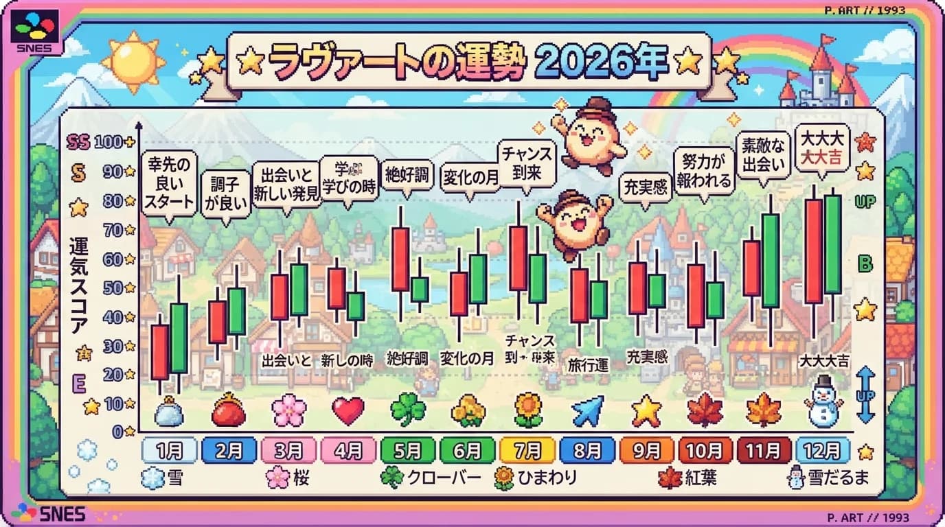 Гадание на 2026 год (в стиле Super Famicom) — результат промпта