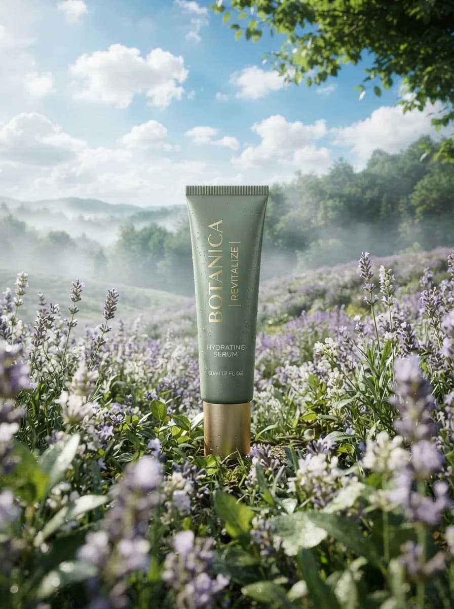 Очищающее средство Premium Radiance Cleanser с ароматом «Безмятежный горный пейзаж». — результат промпта