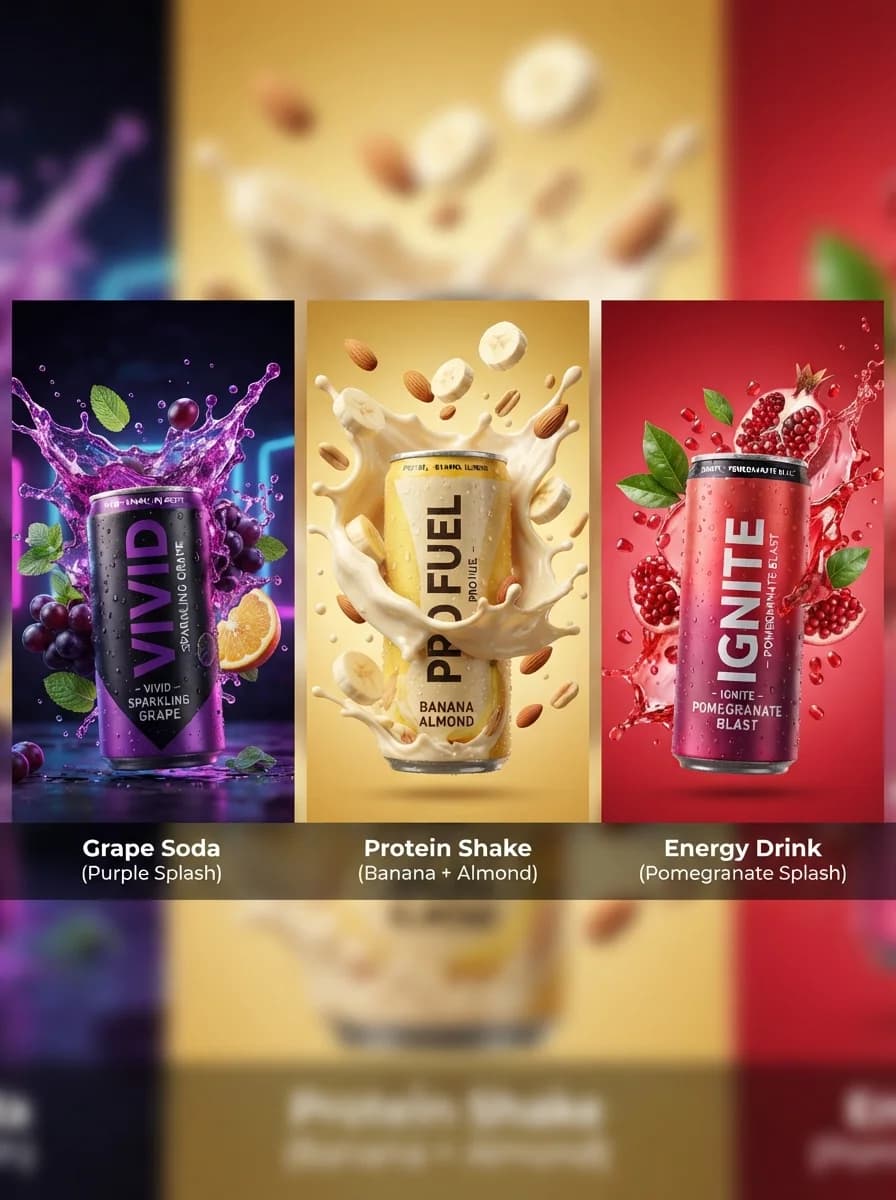 Рекламные подсказки для Nano Banana Pro на Gemini — результат промпта