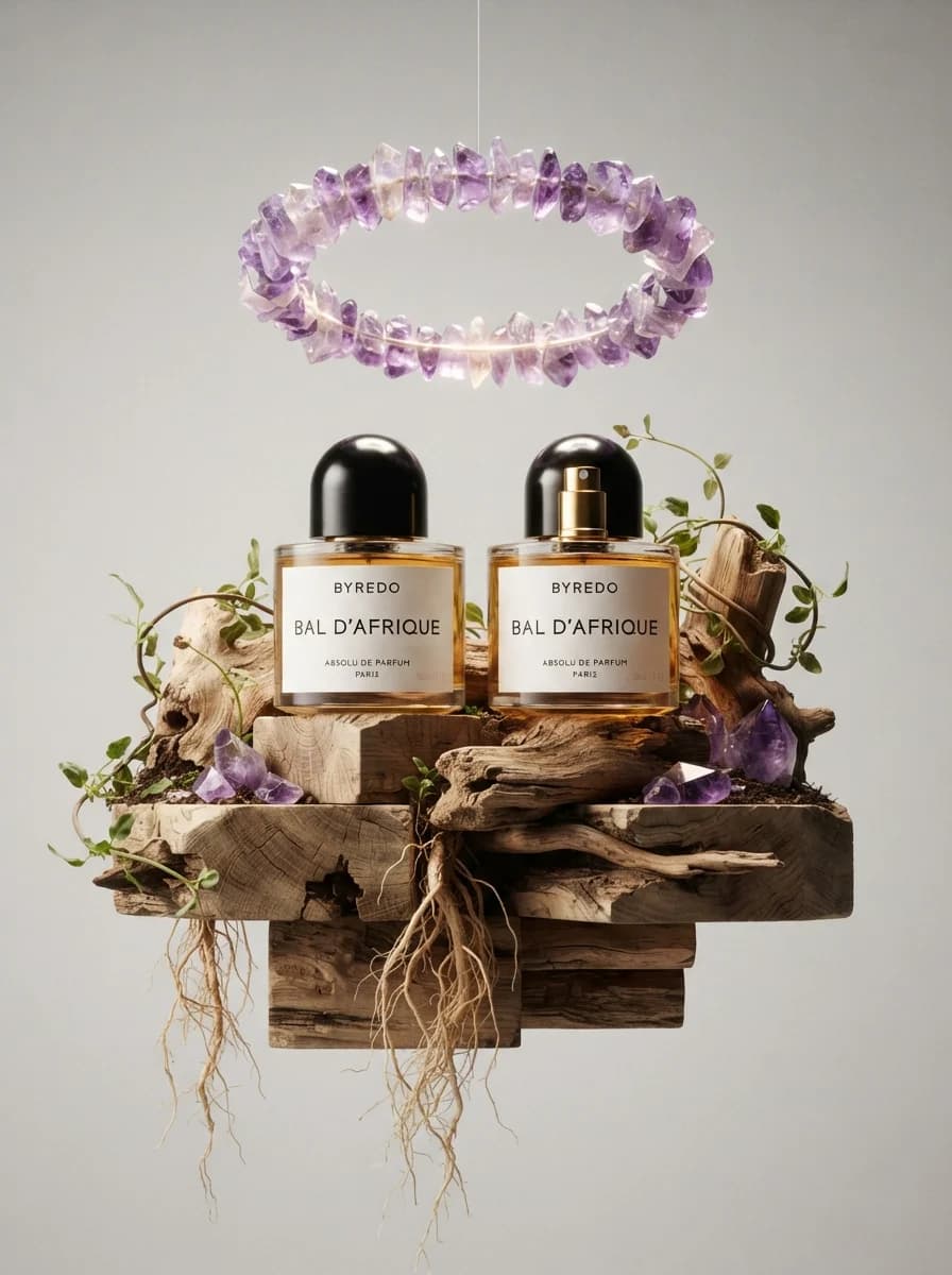 Роскошная фотосъемка парфюмерии Byredo. — результат промпта