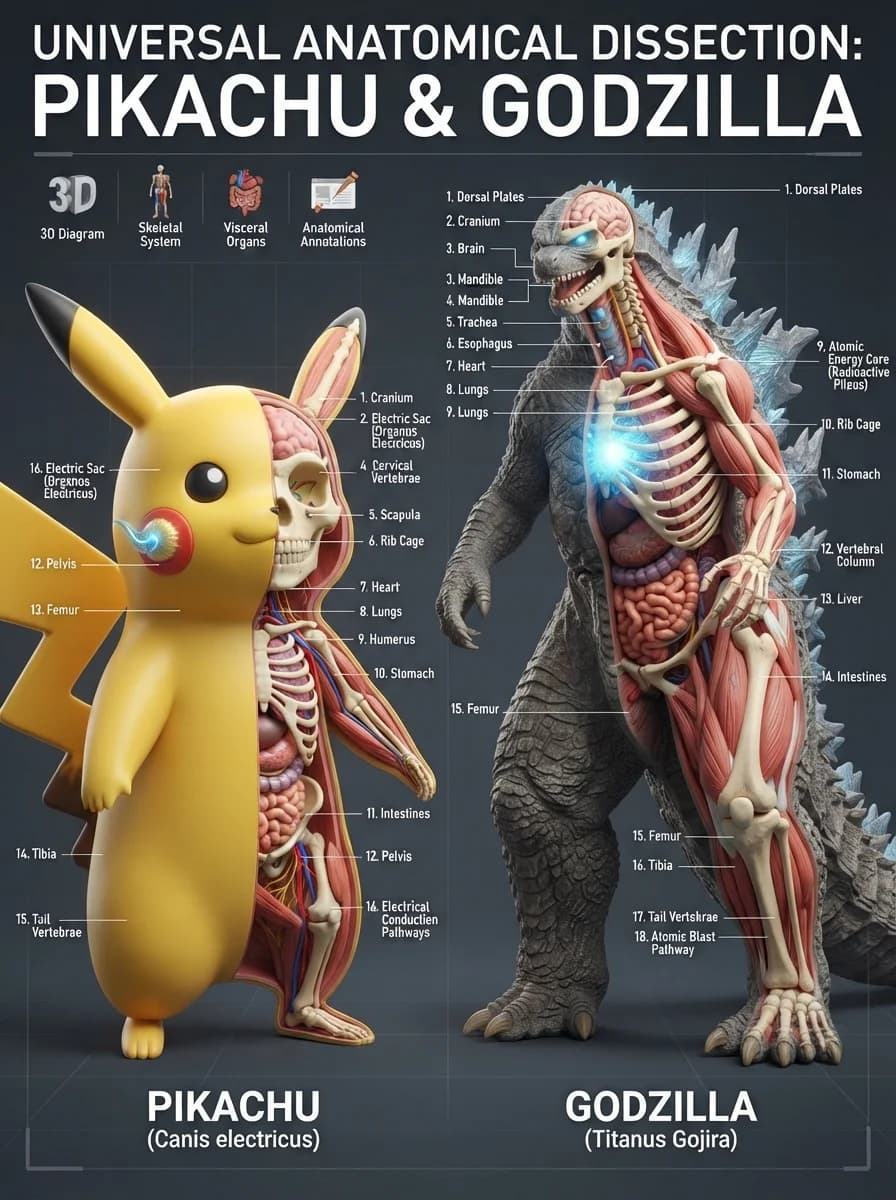 Универсальное задание по 3D-анатомическому препарированию — результат промпта