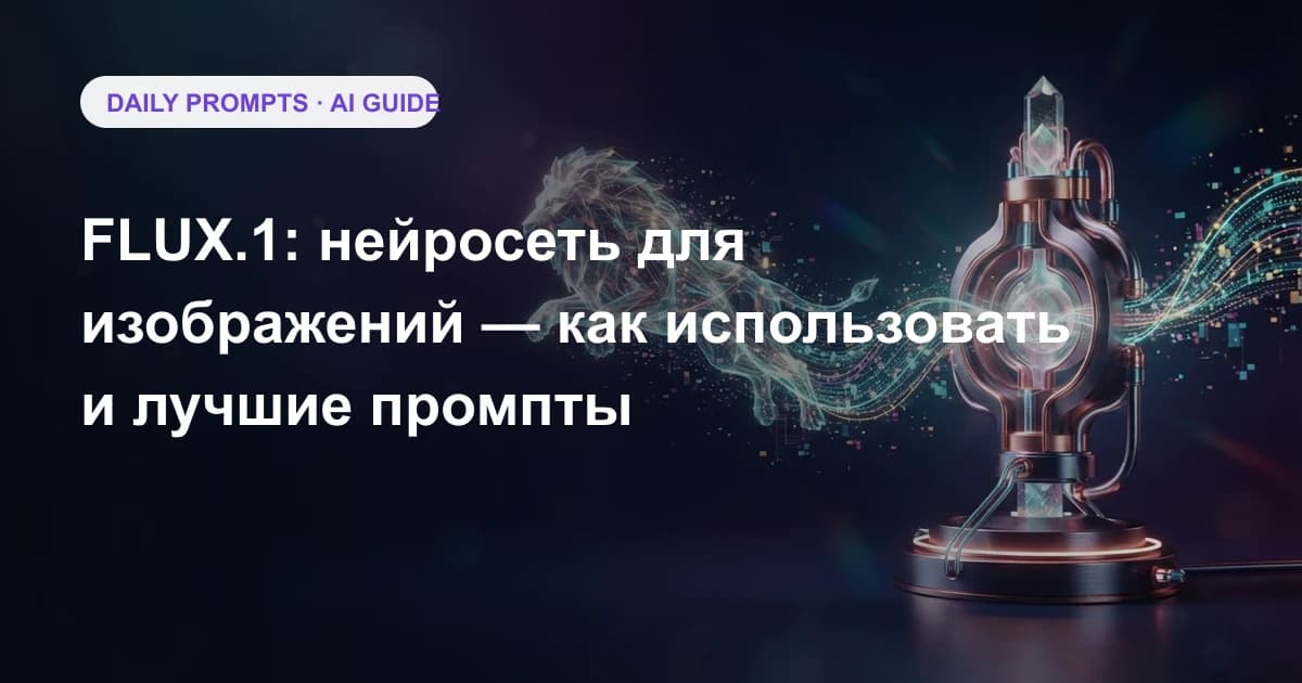 FLUX.1: нейросеть для изображений — как использовать и лучшие промпты