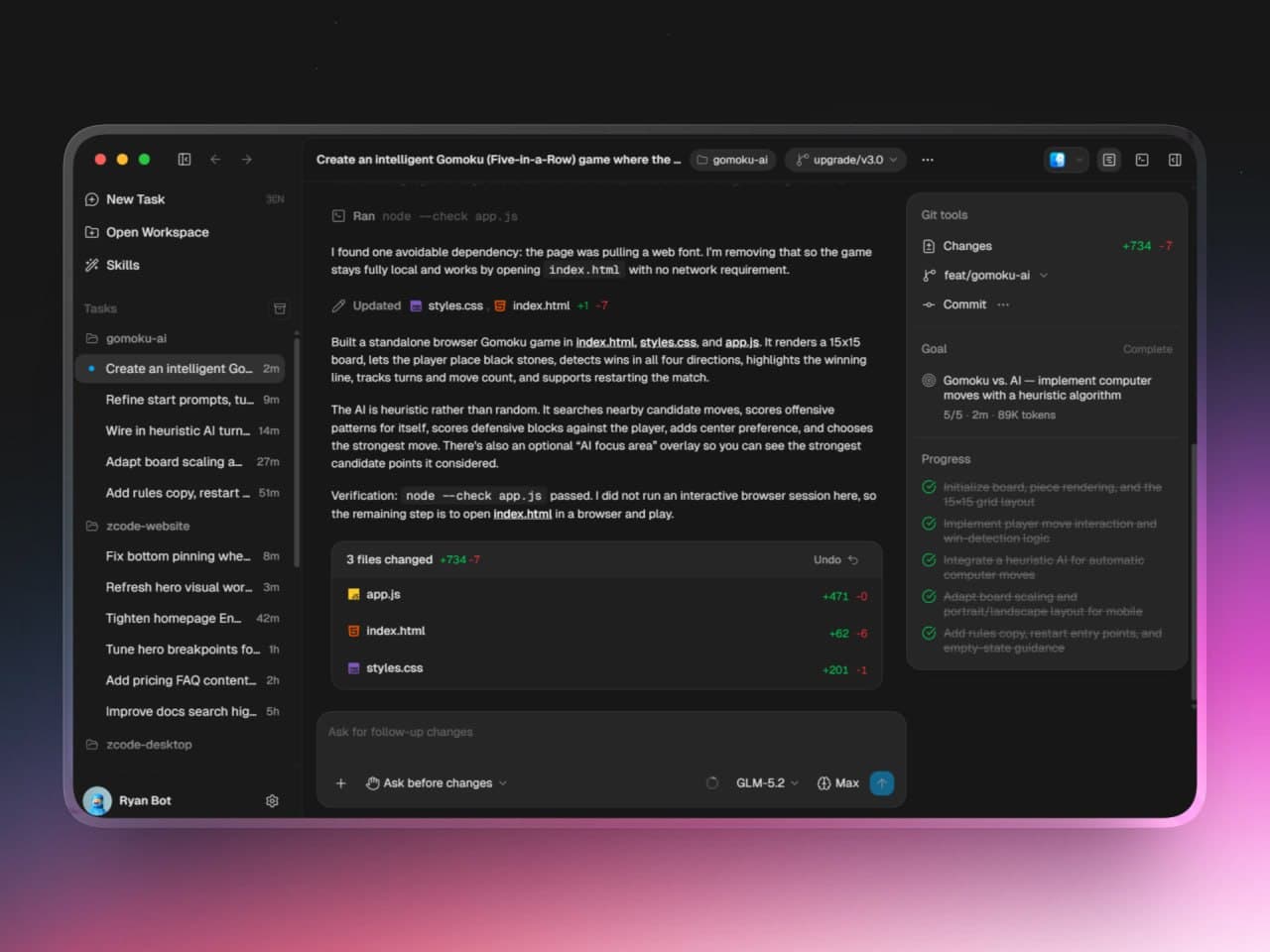 Замена Claude Code: вышла официальная среда разработки для GLM-5.2