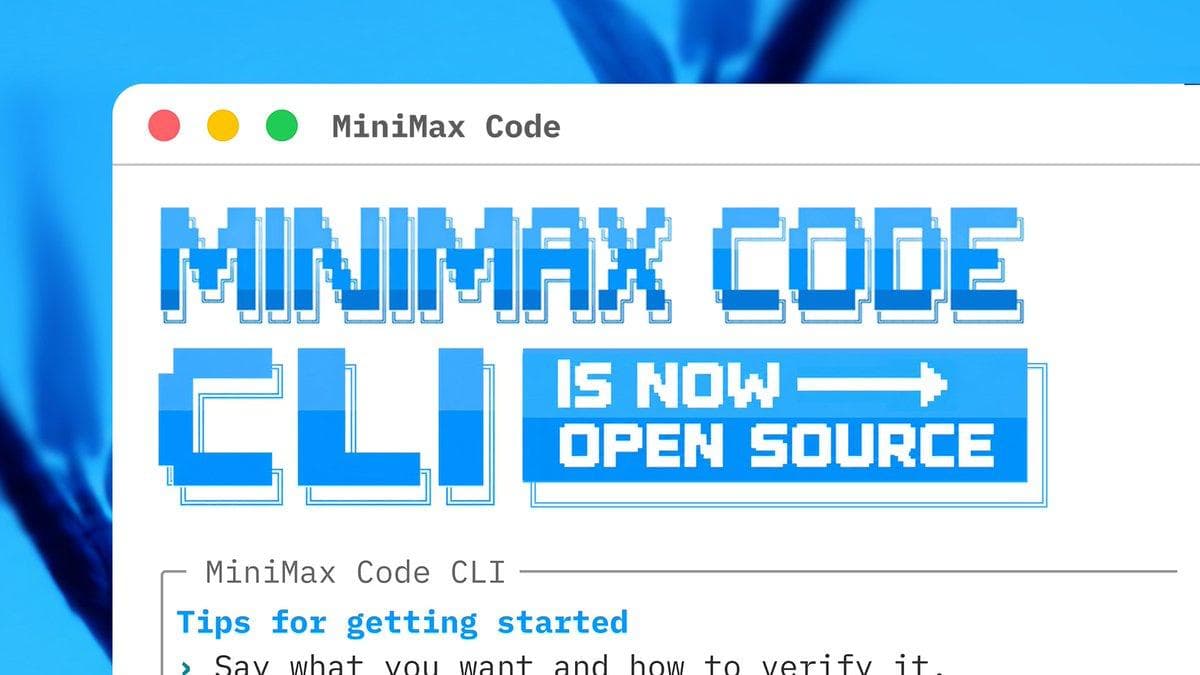MiniMax Code CLI: открыт исходный код ИИ-агента для работы в терминале
