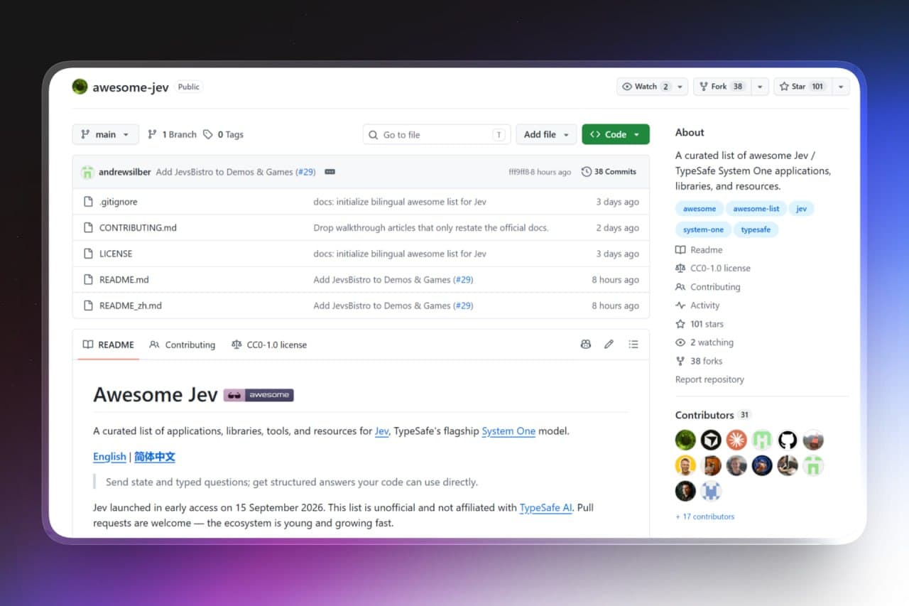Модель Jev: 150 проектов на GitHub для интеграции ИИ в программный код