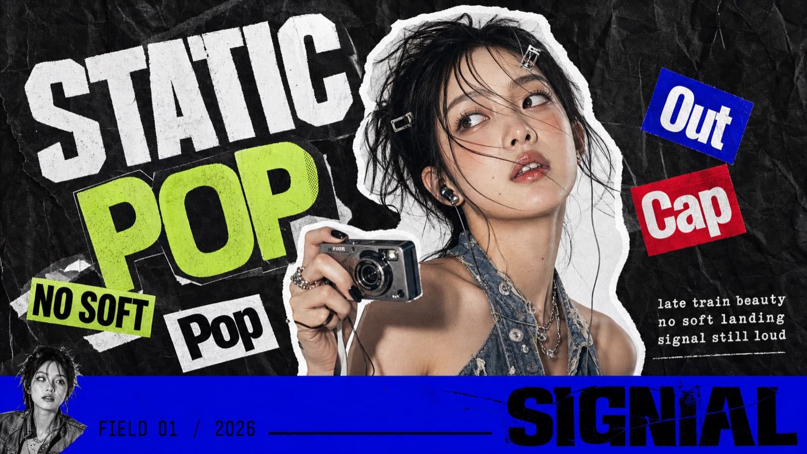 Апокалипсис K-Pop в стиле зина — результат промпта